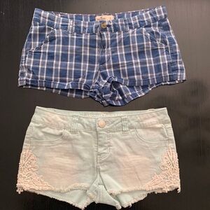 Hollister & Mossimo shorts bundle size 5